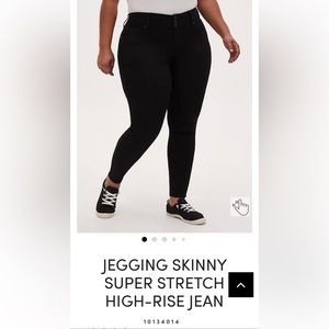 Plus size jegging
